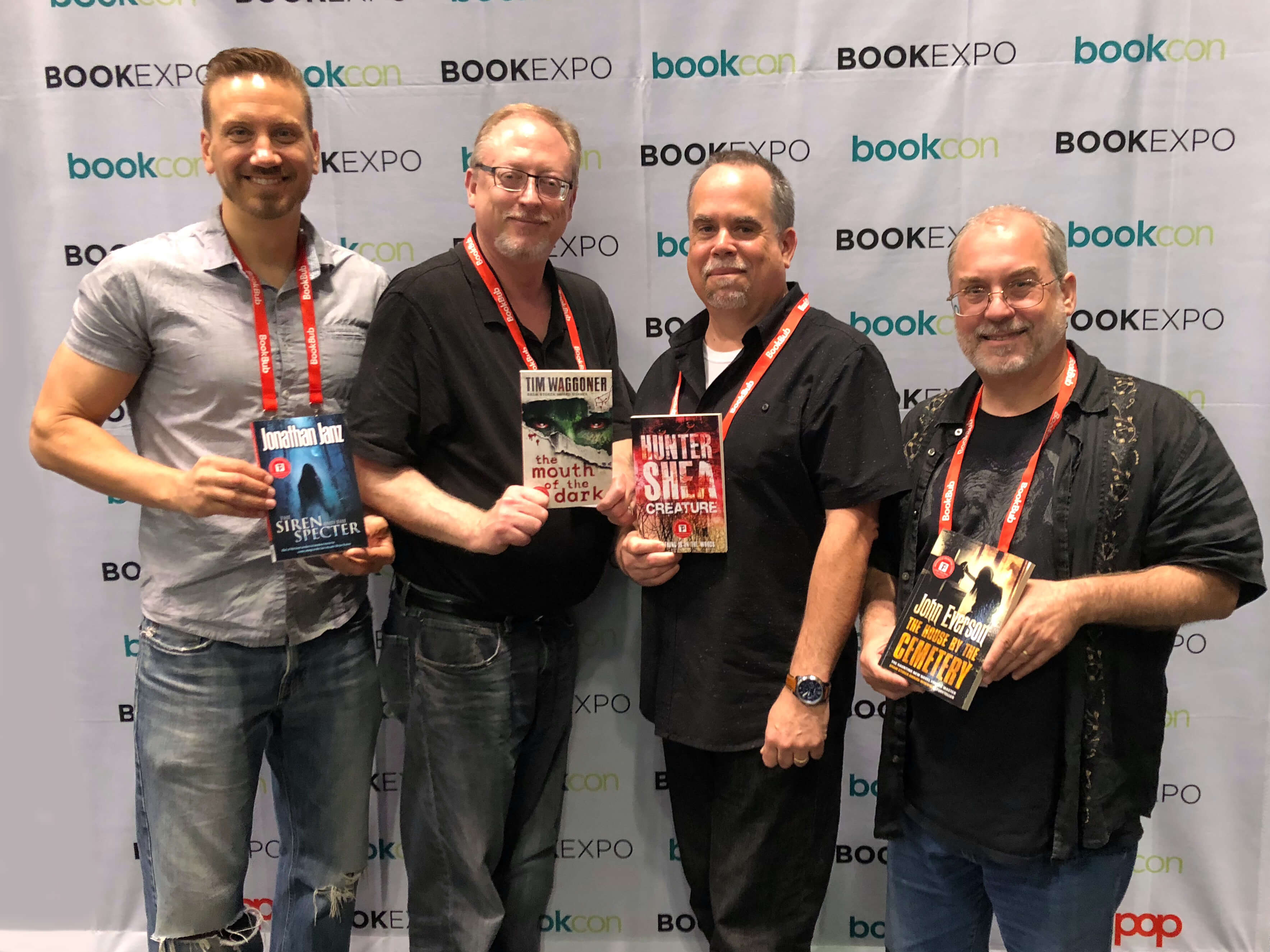 Jonathan Janz, Tim Waggoner, Hunter Shea, John Everson, Flame Tree Author Signing