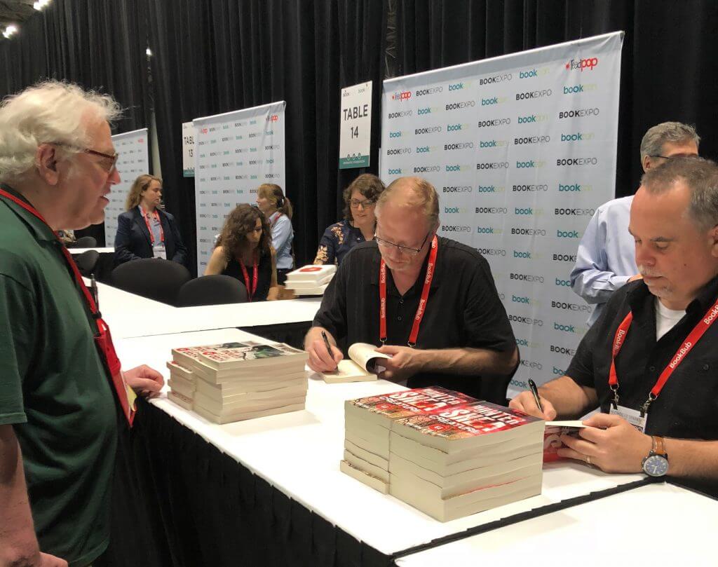 Tim Waggoner, Hunter Shea, Flame Tree Press author signing