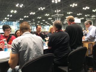 Jonathan Janz, Tim Waggoner, Hunter Shea, with Flame Tree Press&#039; Don D&#039;Dauria
