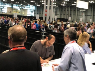 Tim Waggoner, Flame Tree Press author signing.