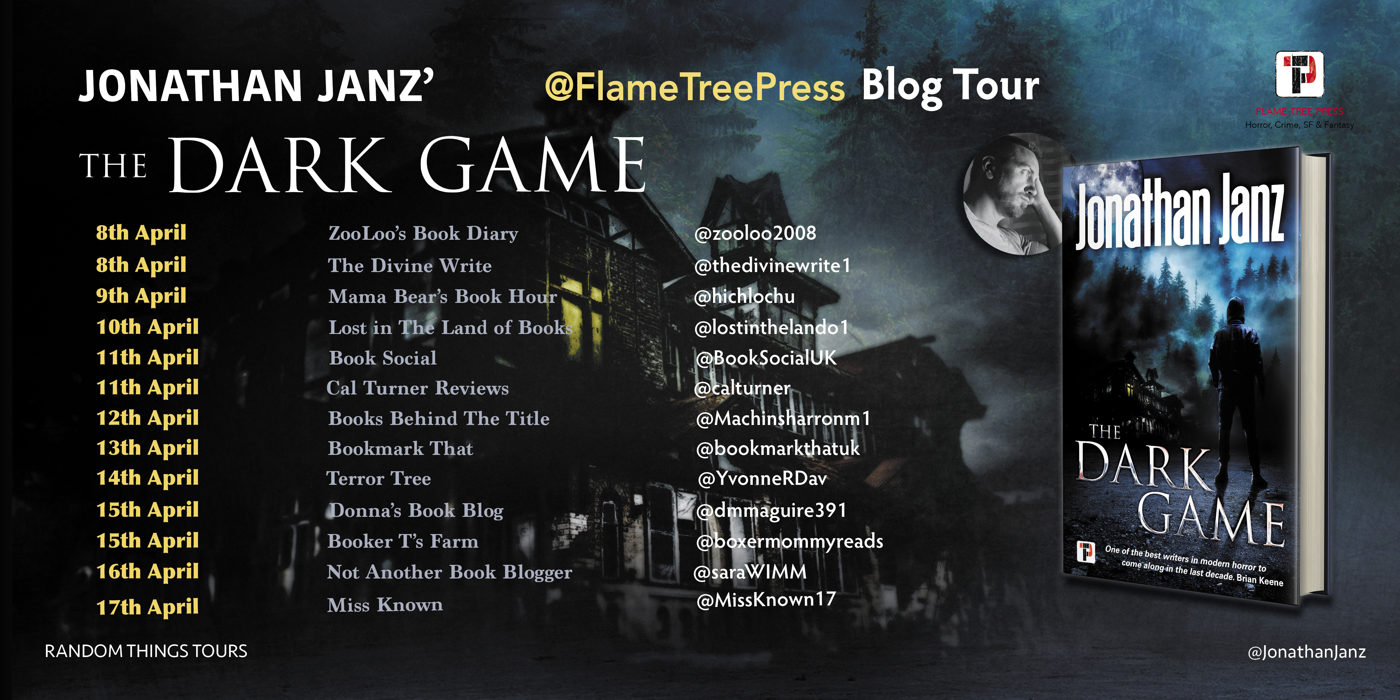 Jonathan Janz - The Dark Game Blog Tour